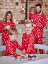 JoJo Maman Bébé Red Men's Christmas Pyjama Set