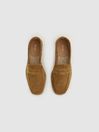 Reiss Tan Espadrille Suede Summer Shoes
