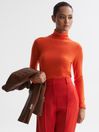 Reiss Orange Emma Wool-Cashmere Roll Neck Top