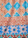 Reiss Orange Multi Arizona Floral Tile Print Drawstring Swim Shorts