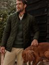 Joules Maynard Green Diamond Quilted Jacket