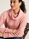 Joules Willow Pink Cowl Neck Sweatshirt