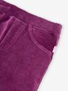 JoJo Maman Bébé Mulberry Purple & Periwinkle Blue 2-Pack Jersey Cord Jeggings