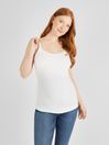 JoJo Maman Bébé Black & White 2-Pack Maternity & Nursing Vest Tops