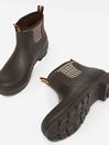 Joules Foxton Wellibobs Chocolate Brown Neoprene Lined Ankle Wellies