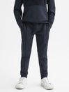 Reiss Navy Croxley Junior Relaxed Drawstring Joggers