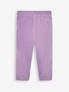 JoJo Maman Bébé Lilac Purple & Fuchsia Pink 2-Pack Jersey Cord Jeggings