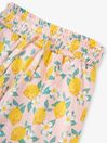 JoJo Maman Bébé Pink 2-Pack Lemon Floral Print & Yellow Pretty Shorts