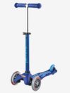 Blue Mini Micro 3-in-1 Deluxe Push Along Scooter Blue