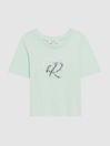 Reiss Sage Swift Junior Embellished Crew Neck T-Shirt