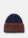 Joules Ashington Navy Knitted Beanie Hat