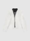 Atelier Leather-Shearling Zip-Through Jacket