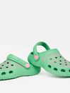 Joules Jnr Poole Green Easy Slip On Clogs