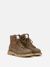 Joules Kendall Chocolate Brown Lace-Up Boots