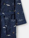 Joules Hedwig™ At Night Navy Harry Potter™ Fleece Dressing Gown