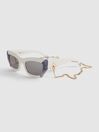 Missoni Eyewear Cat Eye Chain Sunglasses