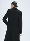 Atelier Wool-Cashmere Blend Double Breasted Long Coat