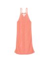 Victoria's Secret Punchy Peach Orange Crochet Dress Coverup