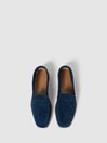 Reiss Navy Espadrille Suede Summer Shoes