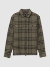 Paige Cotton Checked Twin Pocket Overshirt