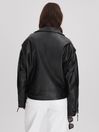 Good American Black Good American Oversized Faux Leather Jacket