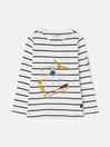 Joules Catch The Magic Cream Harry Potter™ Long Sleeve Top