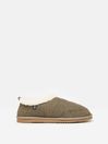 Joules Men's Lazydays Tan Brown Faux Fur Lined Slippers