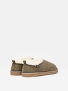 Joules Men's Lazydays Tan Brown Faux Fur Lined Slippers