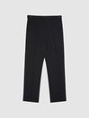Reiss Charcoal Hope Modern Fit Travel Trousers