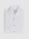 Reiss White Marcel - Double Cuff Slim Fit Double Cuff Dinner Shirt