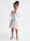 Reiss Ivory Abby Jr Cashmere Blend Cardigan