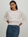 CRUSH Collection Cashmere Blouson Sleeve Jumper