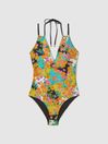 Florere Printed Dual Strap Swimsuit