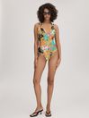 Florere Printed Dual Strap Swimsuit