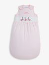 JoJo Maman Bébé Pink Jemima Puddle-Duck 2.5 Tog Baby Sleeping Bag