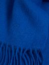Reiss Cobalt Blue Picton Cashmere Blend Scarf