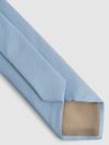 Reiss Soft Blue Ceremony Textured Silk Blend Tie