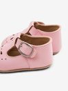 JoJo Maman Bébé Pink Classic Leather Pre-Walker Shoes
