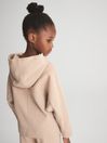 Reiss Pink Arden Junior Jersey Hoodie