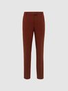 Reiss Red Joanne Petite Slim Fit Tailored Trousers