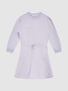 Reiss Lilac Maeve Junior Relaxed Jersey Dress