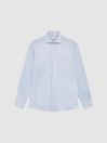 Reiss Blue/White Bosa Slim Fit Striped Shirt