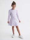 Reiss Lilac Maeve Senior Relaxed Jersey Dress