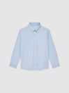 Reiss Soft Blue Greenwich Senior Button-Down Oxford Shirt