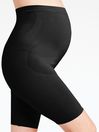 JoJo Maman Bébé Black Dual Support & Slimming Maternity Shorts