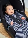 JoJo Maman Bébé Navy Stripe 2.5 Tog Travel Baby Sleeping Bag