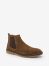 Joules Tan Brown Suede Chelsea Boots