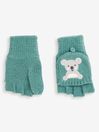 JoJo Maman Bébé Teal Kids' Koala Gloves