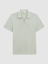 Reiss Rosemary Owen Airtech Open Collar Polo T-Shirt