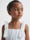 Reiss Ivory Selena Junior Tulle Strappy Occasion Dress